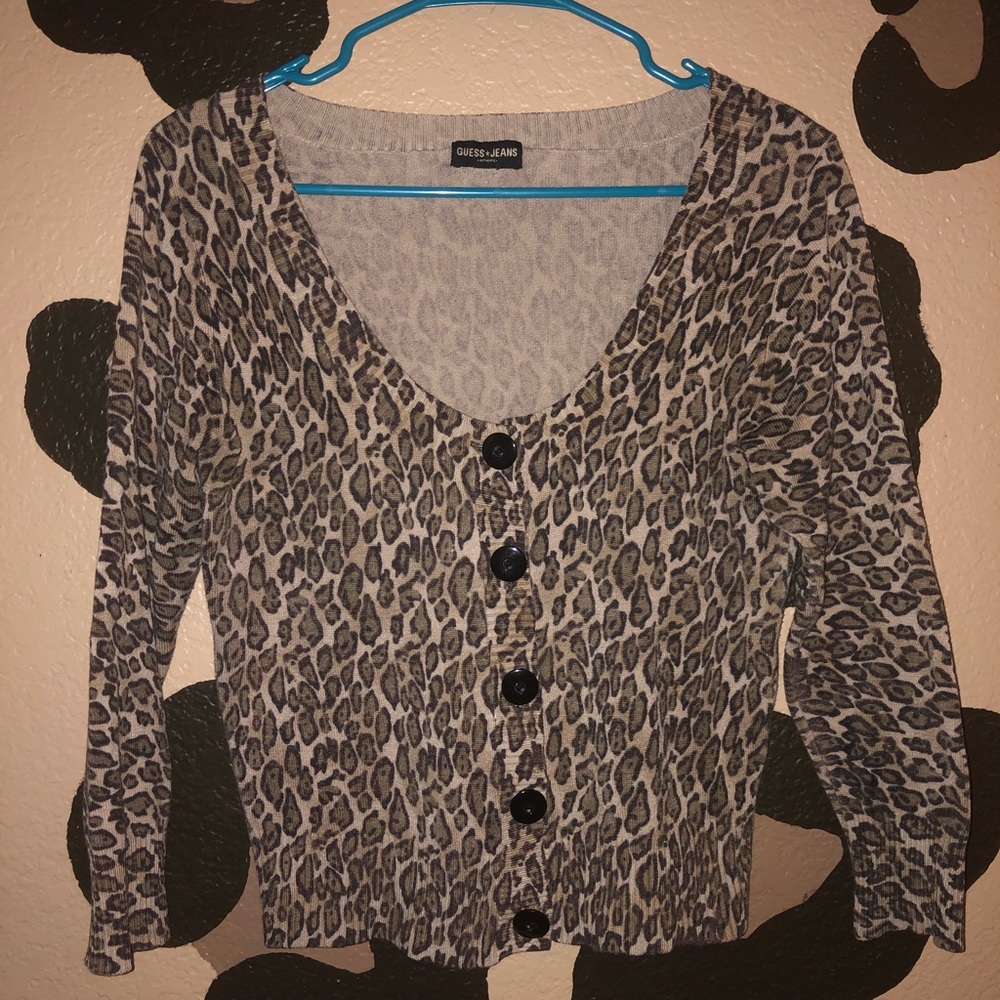 Leopard Guess Cardigan